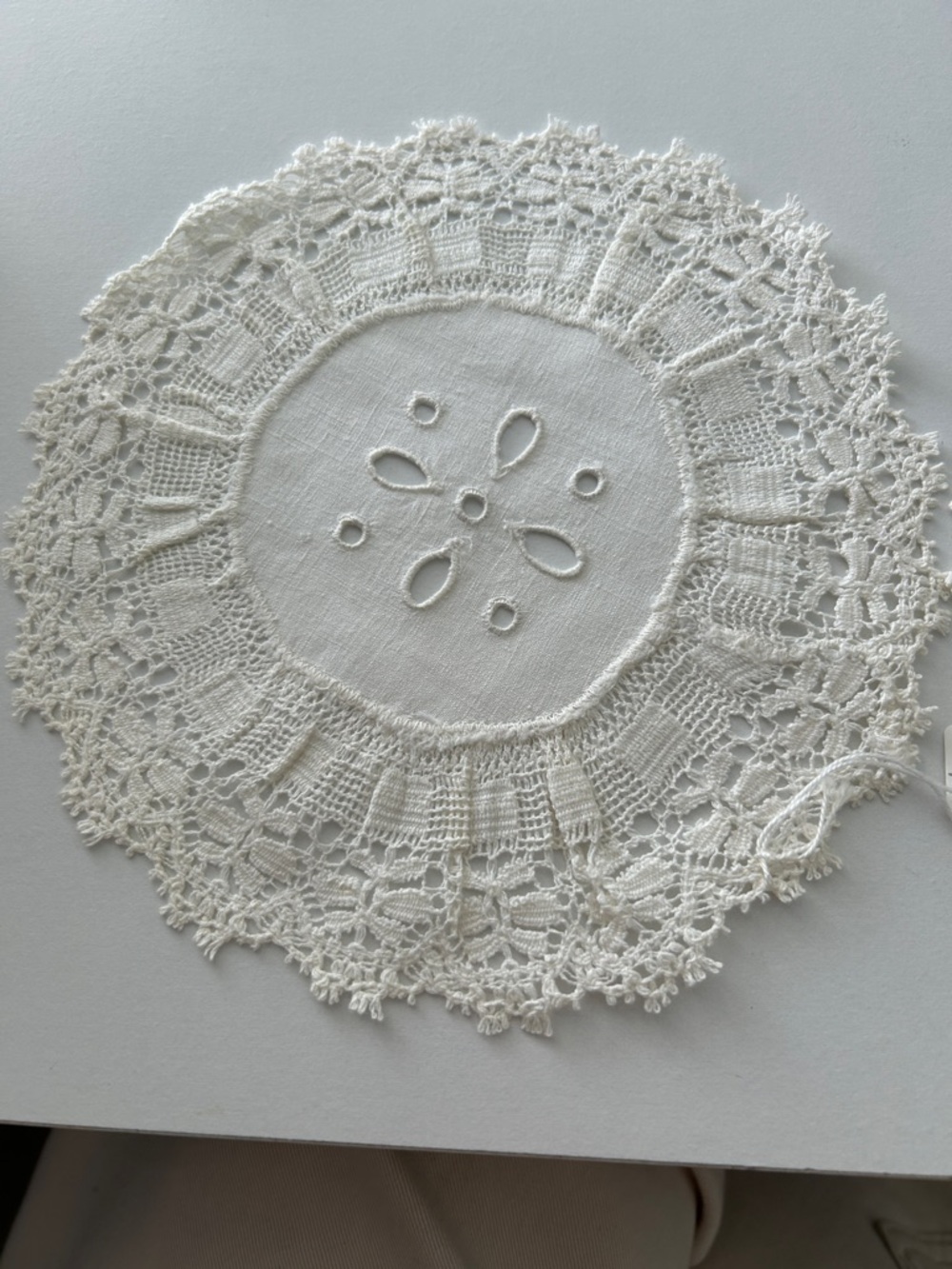 Irish vintage Lace doilies